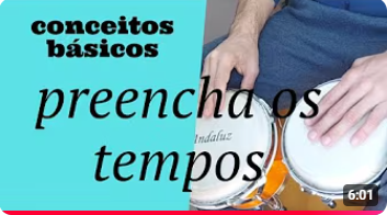 Bongô: Conceitos Básicos - preenchimento de tempo